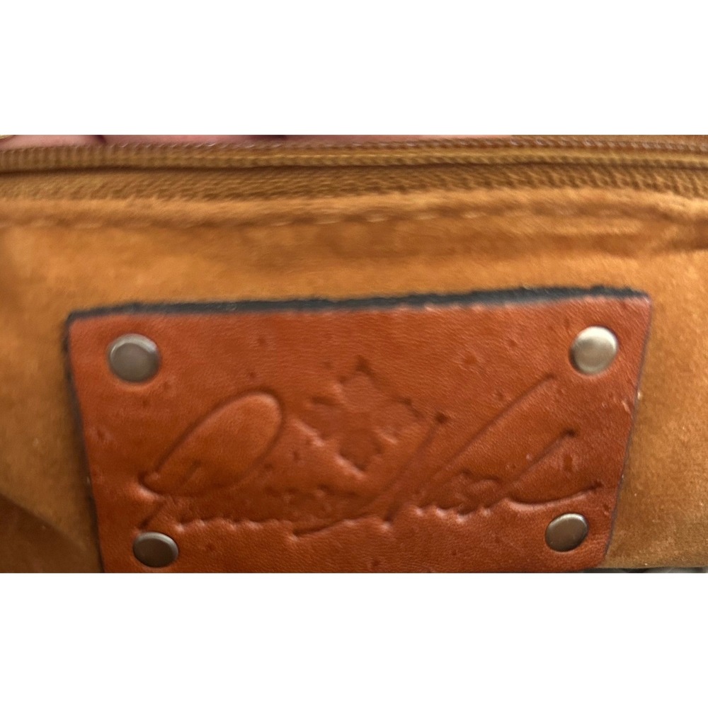 Patricia Nash Cassini Crossbody Bag Purse Pewter Floral Embossed Romantic Y2K - Picture 8 of 13